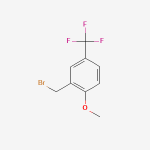 2-Methoxy-5-(trifluoromethyl)benzyl bromide