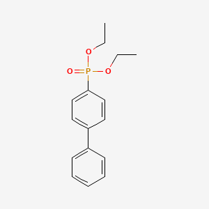 molecular formula C16H19O3P B13695539 Diethyl 4-Biphenylylphosphonate 