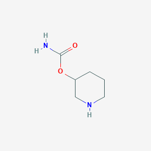 molecular formula C6H12N2O2 B1369558 Piperidin-3-yl carbamate 