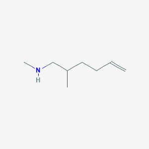 Methyl(2-methylhex-5-en-1-yl)amine