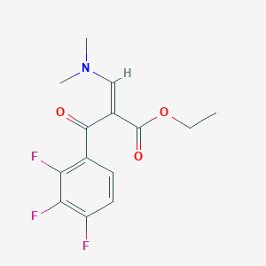 Ethyl 3-dimethylamino-2-(2,3,4-trifluorobenzoyl)Acrylate
