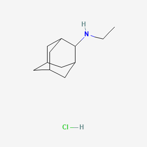molecular formula C12H22ClN B1369601 N-Ethyladamantan-2-amine hydrochloride CAS No. 46176-57-2