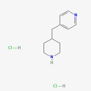 molecular formula C11H18Cl2N2 B1369616 4-(Piperidin-4-ylmethyl)pyridine dihydrochloride CAS No. 1172465-66-5