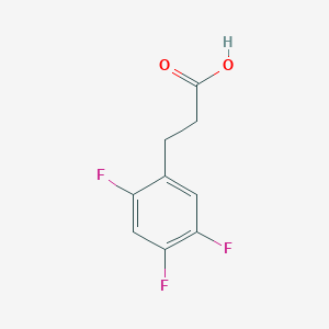 molecular formula C9H7F3O2 B1369623 3-(2,4,5-Trifluorophenyl)propanoic acid CAS No. 651047-33-5