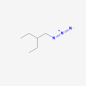 molecular formula C6H13N3 B1369628 3-(Azidomethyl)pentane 