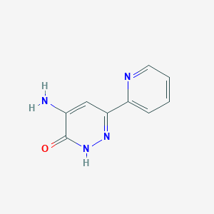 4-Amino-6-(pyridin-2-yl)pyridazin-3-ol