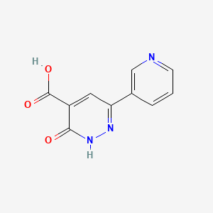 3-Oxo-6-(pyridin-3-yl)-2,3-dihydropyridazine-4-carboxylic acid
