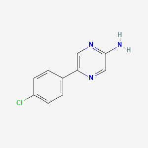 5-(4-Chlorophenyl)pyrazin-2-amine