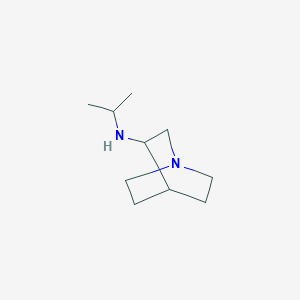 N-(propan-2-yl)-1-azabicyclo[2.2.2]octan-3-amine