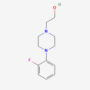 1-(2-Hydroxyethyl)-4-(2-fluorophenyl)piperazine