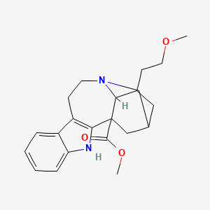 molecular formula C22H28N2O3 B1369687 (+/-)-18-Methoxycoronaridine 