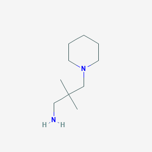 2,2-Dimethyl-3-piperidin-1-ylpropan-1-amine