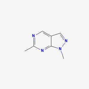 1,6-Dimethyl-1H-pyrazolo[3,4-d]pyrimidine