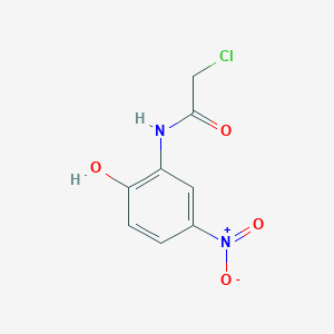 molecular formula C8H7ClN2O4 B1369707 2-chloro-N-(2-hydroxy-5-nitrophenyl)acetamide CAS No. 35588-39-7