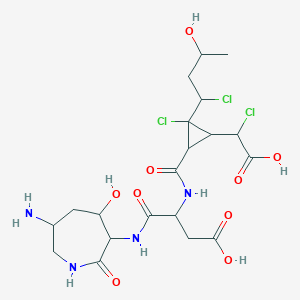 molecular formula C20H29Cl3N4O9 B136972 Peritoxin A CAS No. 145585-98-4