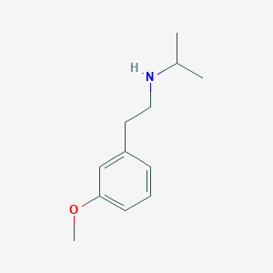 molecular formula C12H19NO B1369720 [2-(3-Methoxyphenyl)ethyl](propan-2-yl)amine 