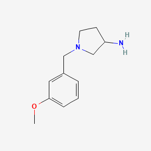 1-[(3-Methoxyphenyl)methyl]pyrrolidin-3-amine