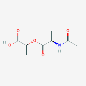 molecular formula C8H13NO5 B136973 乙酰-d-丙氨酸-d-乳酸 CAS No. 136577-05-4