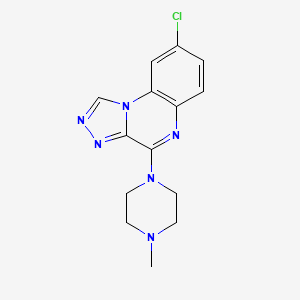 8-Chloro-4-(4-methyl-1-piperazinyl)[1,2,4]triazolo[4,3-a]quinoxaline