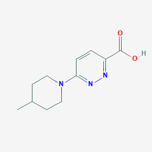 6-(4-Methylpiperidin-1-yl)pyridazine-3-carboxylic acid