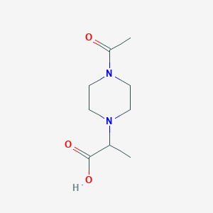 2-(4-Acetylpiperazin-1-yl)propanoic acid