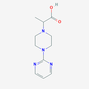 2-[4-(Pyrimidin-2-yl)piperazin-1-yl]propanoic acid