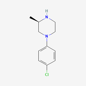 (3R)-1-(4-chlorophenyl)-3-methylpiperazine