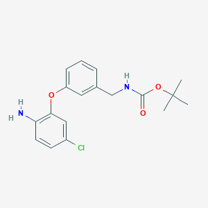 Tert-butyl[3-(2-amino-5-chlorophenoxy)benzyl]carbamate