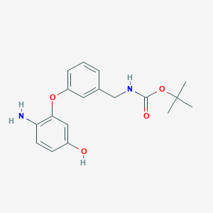 Tert-butyl[3-(2-amino-5-hydroxyphenoxy)benzyl]carbamate