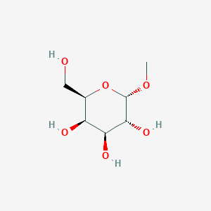 molecular formula C7H14O6 B013698 甲基α-D-半乳糖苷 CAS No. 3396-99-4