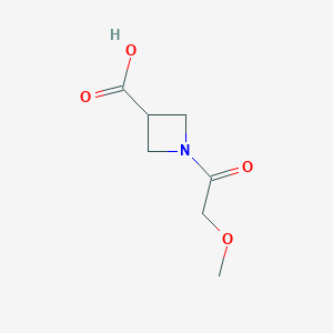 1-(2-Methoxyacetyl)azetidine-3-carboxylic acid
