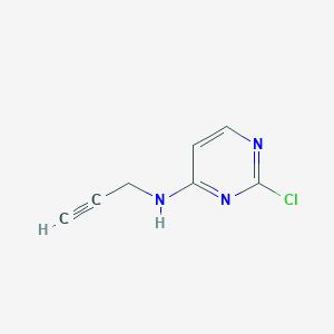 molecular formula C7H6ClN3 B1369815 2-chloro-N-(prop-2-yn-1-yl)pyrimidin-4-amine 