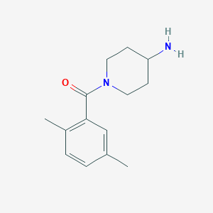 molecular formula C14H20N2O B1369819 1-(2,5-Dimethylbenzoyl)piperidin-4-amine 