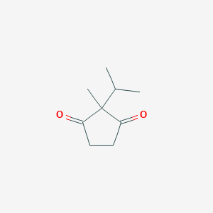 molecular formula C9H14O2 B136982 2-Isopropyl-2-methyl-1,3-cyclopentanedione CAS No. 151700-01-5