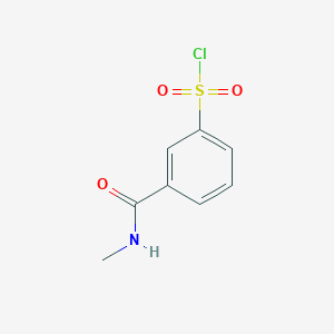 molecular formula C8H8ClNO3S B1369821 3-(甲基氨基甲酰基）苯磺酰氯 CAS No. 1016715-95-9