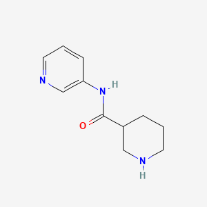 molecular formula C11H15N3O B1369829 N-(Pyridin-3-YL)piperidine-3-carboxamide CAS No. 883106-73-8