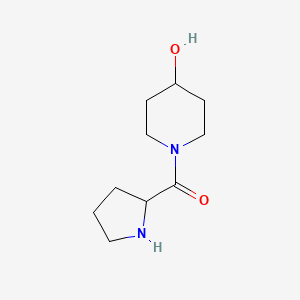 1-(Pyrrolidine-2-carbonyl)piperidin-4-ol