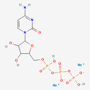 molecular formula C9H14N3Na2O14P3 B13698492 Cytidine-5'-triphosphate disodium 