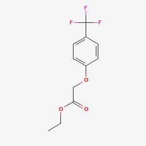 molecular formula C11H11F3O3 B1369852 Ethyl 2-[4-(trifluoromethyl)phenoxy]acetate CAS No. 442125-30-6