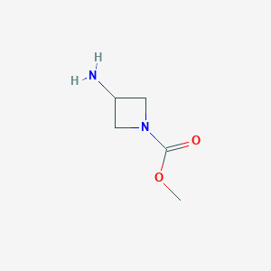 molecular formula C5H10N2O2 B1369854 Methyl 3-aminoazetidine-1-carboxylate CAS No. 233764-48-2
