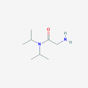 molecular formula C8H18N2O B1369860 2-amino-N,N-bis(propan-2-yl)acetamide 