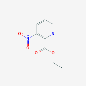 molecular formula C8H8N2O4 B1369870 Ethyl 3-nitropyridine-2-carboxylate CAS No. 229343-13-9
