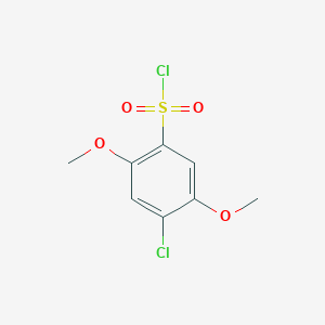 molecular formula C8H8Cl2O4S B1369872 4-Chloro-2,5-dimethoxybenzene-1-sulfonyl chloride CAS No. 98546-13-5