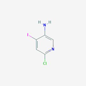 molecular formula C5H4ClIN2 B1369877 6-Chloro-4-iodopyridin-3-amine CAS No. 351227-42-4