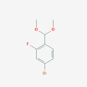 4-Bromo-1-(dimethoxymethyl)-2-fluorobenzene