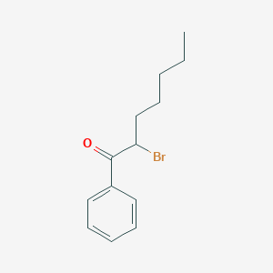 molecular formula C13H17BrO B1369889 2-Bromo-1-phenylheptan-1-one 