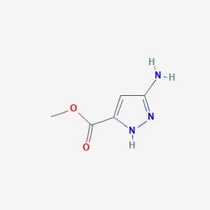 molecular formula C5H7N3O2 B1369896 methyl 5-amino-1H-pyrazole-3-carboxylate CAS No. 632365-54-9