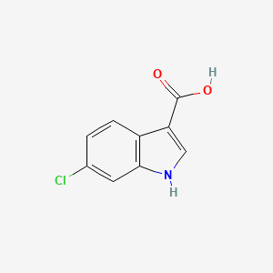 molecular formula C9H6ClNO2 B1369897 6-chloro-1H-indole-3-carboxylic acid CAS No. 766557-02-2