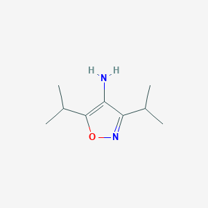 molecular formula C9H16N2O B136990 3,5-Diisopropylisoxazol-4-amine CAS No. 134651-05-1