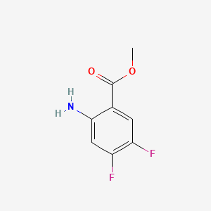 molecular formula C8H7F2NO2 B1369903 Methyl 2-amino-4,5-difluorobenzoate CAS No. 207346-42-7